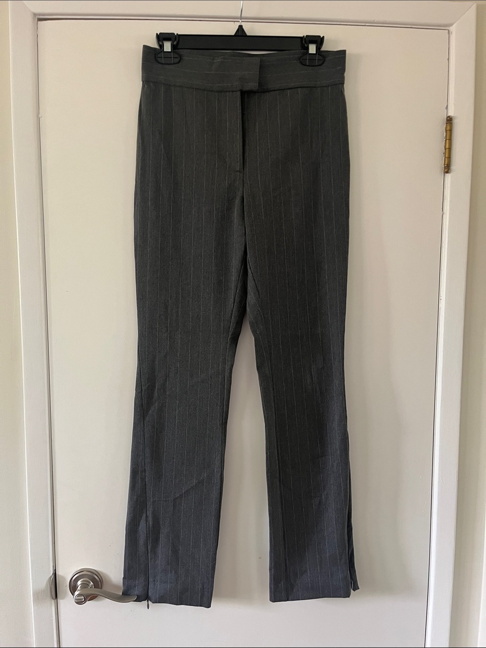 Bayse from Anthropologie Grey Pinstripe Women's Dress Pants
